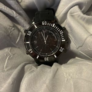 Black/White detailing American Exchange Watch w/ Bracelet set